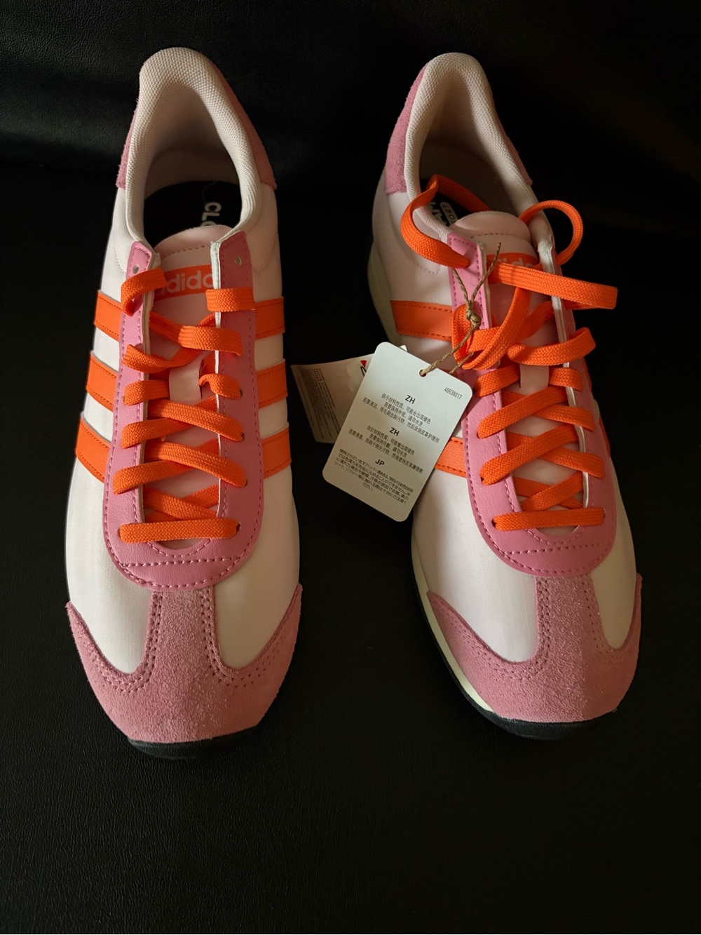 adidas Runvista Halo Sneakers — Pink & Orange — NWT 10